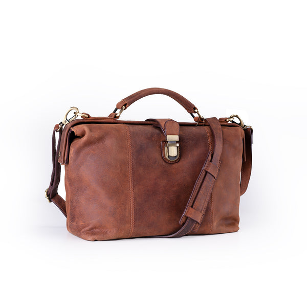 Leather Handbag Bag - Sage