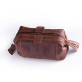 Leather Travel Toiletry Bag