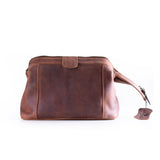 Leather Travel Toiletry Bag